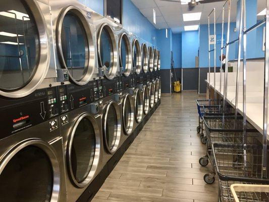 Tons of dryers!