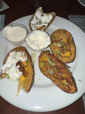 $14 potato skins! Don't waste your $$