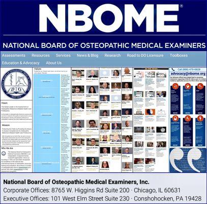 National Board of Osteopathic Medical Examiners