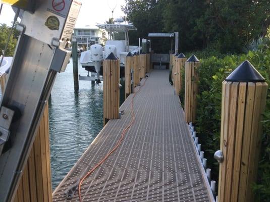 Key Colony Beach Dock and Lift