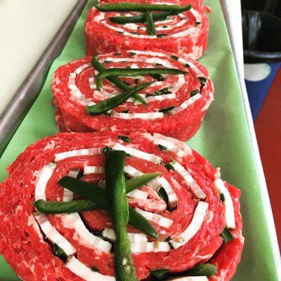 Jalapeno stuffed pinwheels