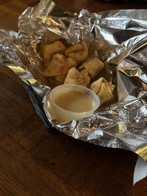 cheese wontons