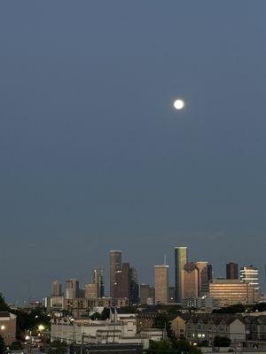 Full moon from my balcony.