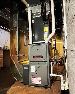 Amana High Performance Furnace installed in Littleton