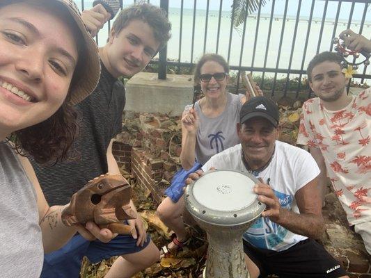 Jam session in the botanical gardens