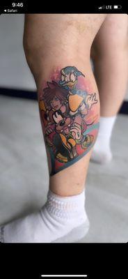 Kingdom Hearts tattoo by our artist Jay