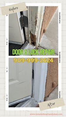 Door frame installation, repair, or replacement