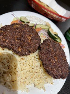 Beef Chapli plate