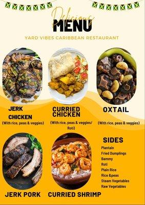 These are just a few of the dishes we are serving at our restaurant. Come in, get relax and enjoy or order online for delivery or pickup.