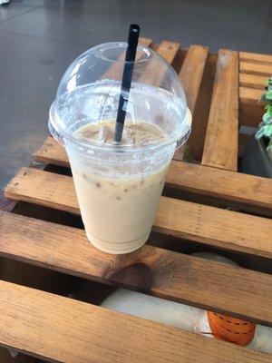 Hazelnut Iced Latte