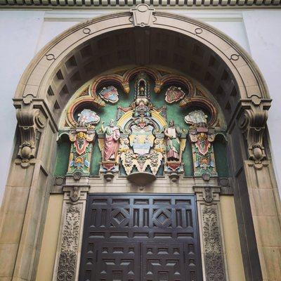 Old entrance architectural details