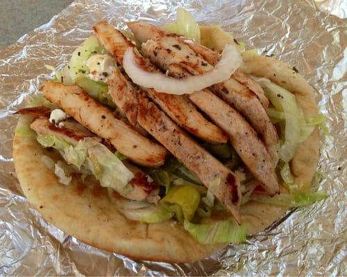 Greek Chicken Pita