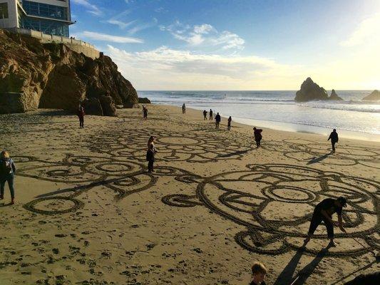 Team Outing on the Beach