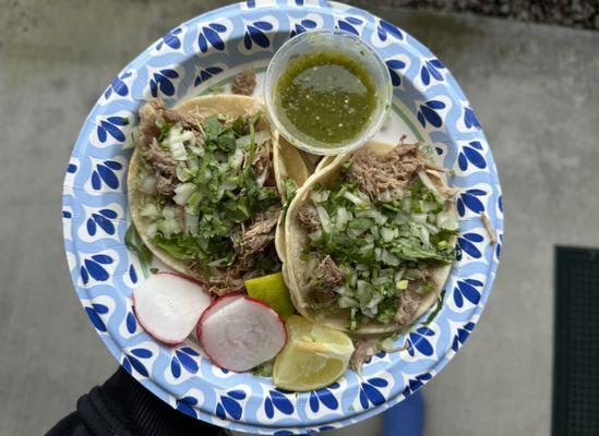 Carnitas tacos