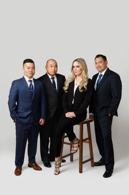 The Justin Iwase Group, EasyStreet Realty 
 (left to right) Justin Uyehara, Justin Iwase, Sarah Pulin, & Sean Mctaggart.