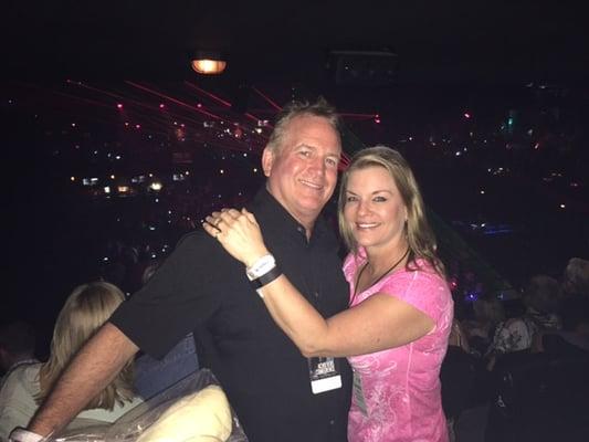 Tammie and her husband Mark at the 2015 Ameriprise Conference in Austin.