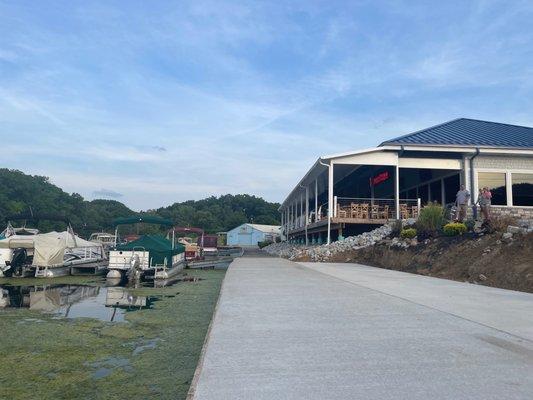 Restaurant from docks