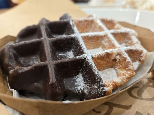 Chocolate Dipped Waffle