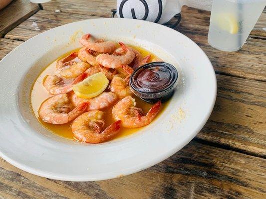 Shrimp appetizer.