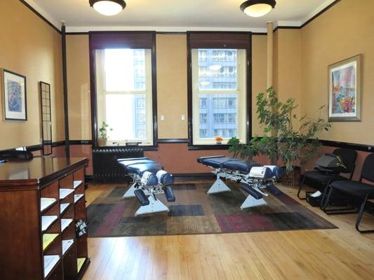 Adjusting Area - Chiropractic in Chicago Loop