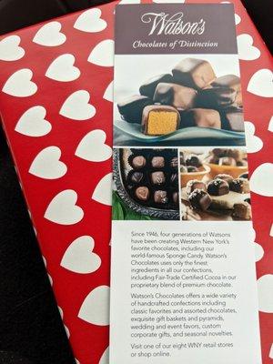 Watson's Chocolates