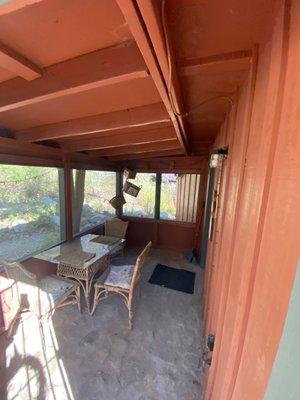 Chicken Coop Patio