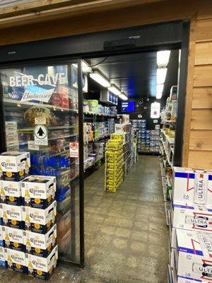 Beer Cave... don't worry it's cold. :-)