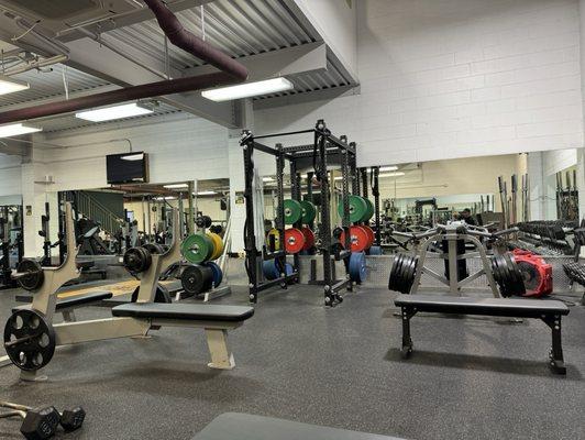 Photos of the gym.