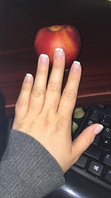 I always get the same fill in french gel manicure every 3-4 weeks. It comes out looking this clean and natural every time