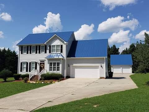 Beautiful new metal roof