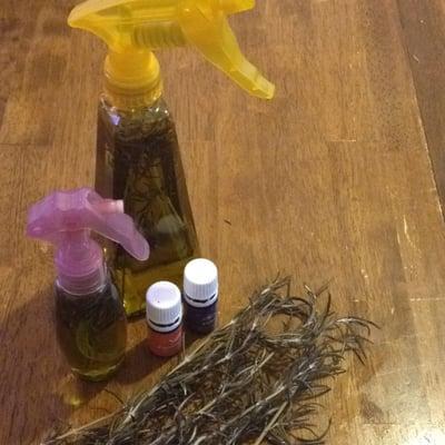 I just mixed a Masculine Oil for Father's Day. Oil has Frankincense, Valor, & Rosemary that I dehydrated...