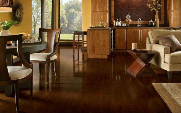 Laminate wood look