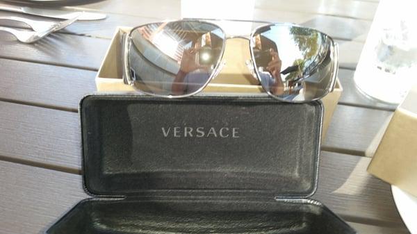 New Versace's for me and Prada's for her