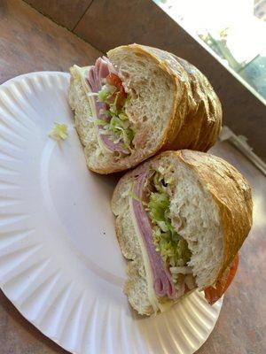 Ham and Provolone Cold Sub