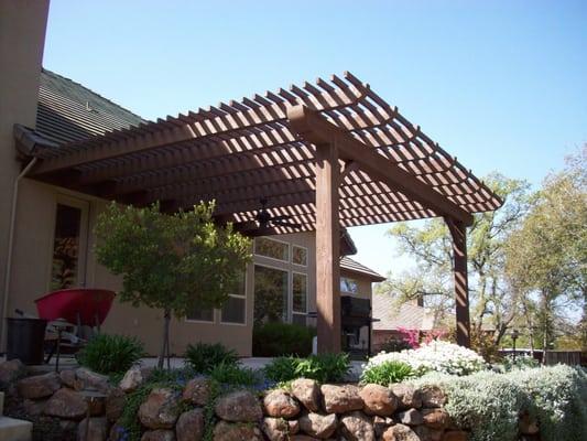 Wood Shade Structure