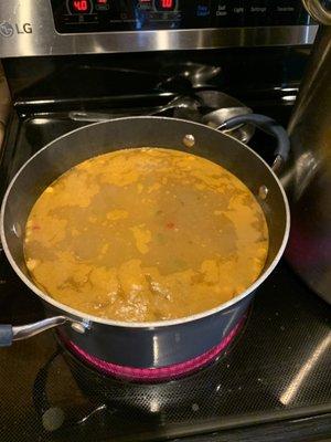 Chicken taco soup