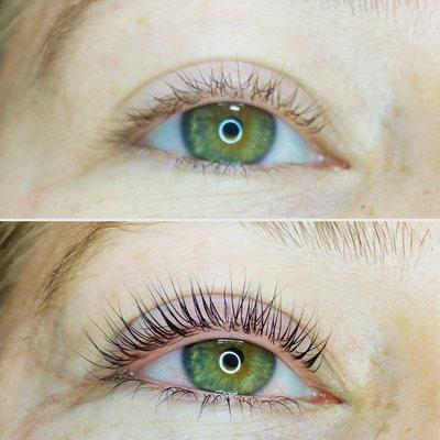 Lash Lift using Elleebana Extreme Styling Shields by Karen.