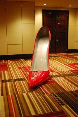 The giant shoe that you can sit in (plenty of photo ops) at the Cosmopolitan