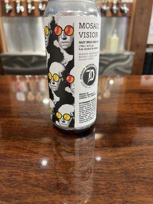 Mosaic vision IPA. George Washington in sunglasses ,