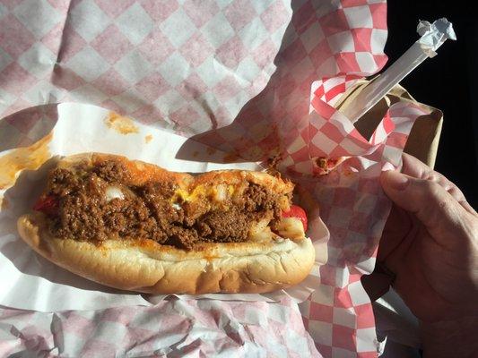 Great chili dog.