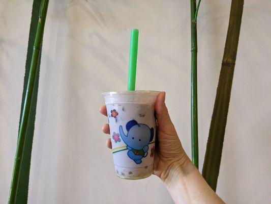 Taro boba tea