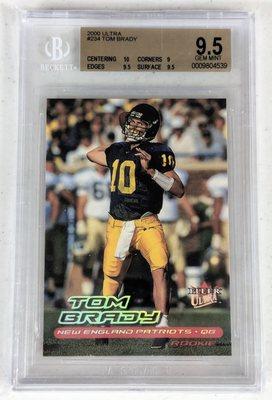 We carry key modern football rookie cards like this Tom Brady.