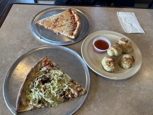 Pizza and Garlic Knots