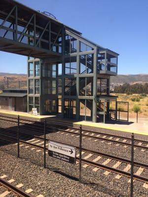 Bay shore Caltrain station