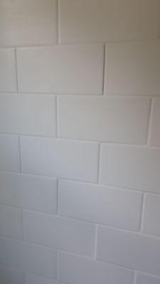 Tile after grouting