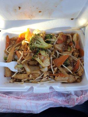 Drunken noodles on the fly!