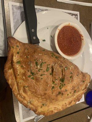 Steak and Cheese Calzone