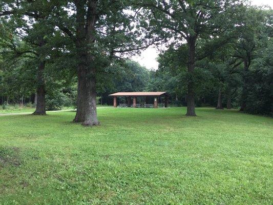 Picnic table area