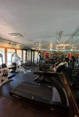 fitness center and equipment