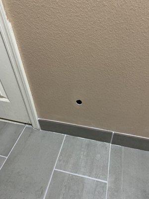 hole from room door